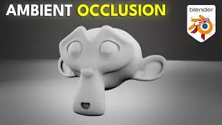 How to Add AMBIENT OCCLUSION in Blender in 1 Minute!