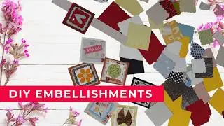 IDEIAS DIY: Embellishment | USE furadores e pedaços de papel - Projeto divertido para iniciantes