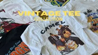 VINTAGE TEE COLLECTION - Rare 80's, Harley Davidson, Band Tees