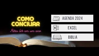Como dividir a bíblia para ler em um ano usando o apoio do Excel