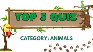 Top 5 Quiz l Category: Animals l GAMES