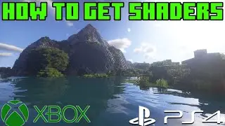 HOW TO GET SHADERS ON MINECRAFT PS4/PS5/XBOX