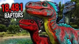 I Bred 18,481 Raptors in ARK Survival Evolved