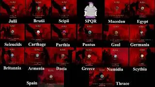 All Rome: Total War Short Campaign Speedruns SIDE BY SIDE