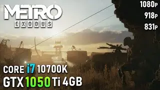 Metro Exodus : GTX 1050Ti + NIS | PC Gameplay Benchmark