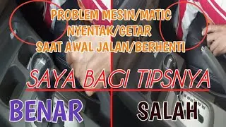 CEK MOBIL MATIC NYENTAK/GETAR SAAT AWALJALAN/BERHENTI ALLMEREK  #NYENTAK #matic #matik