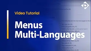 WordPress Menu Setup - Multiple Languages