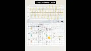 How 3 Input Mic Mixer Circuit Works