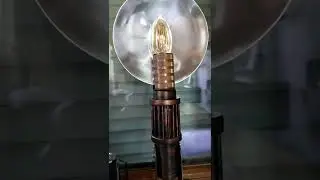 Steampunk Kunst  Industrialisial Lampe лампа стимпанк индустриал своими руками из хлама