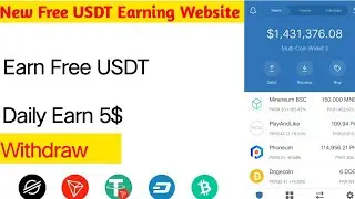 New Free USDT Earning Website||Proofgoldpig.vip New Free Earning Website||Tech Abrar