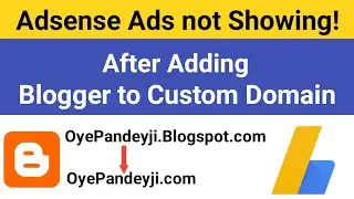 Adsense Ads Not Showing After Adding Custom Domain On Blogger