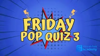 Friday Pop Quiz (Third Edition)