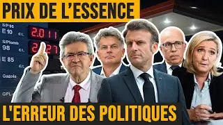 Essence trop chère : l'erreur des politiques