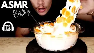 ASMR Eating ROASTED MARSHMALLOWS DIP Mukbang (No Talking) Smack Sounds & Unboxing - Ear To Ear