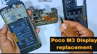 POCO M3 broken display replacement🤓