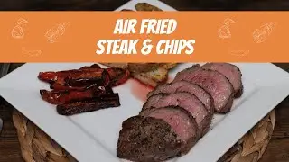 Easy AIR FRIED Steak & Chips! Alan takes over using the Paudin Chef Knife Set #gifted