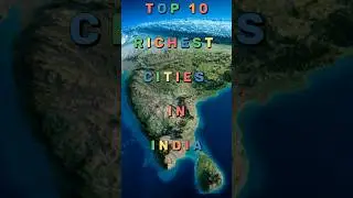 Top 10 richest cities in India #top10 #indian #viral #shorts
