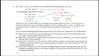 #5 practice Problem - Praxis 5165