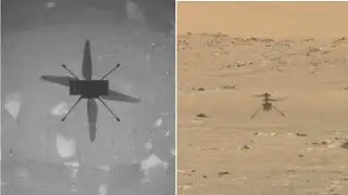Incredible High Resolution Video Of Mars Helicopter First Flight