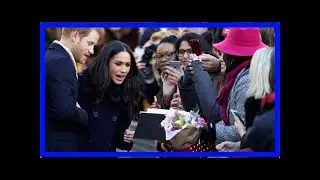 Prinz harry und meghan markle: entzücken in nottingham
