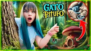 🔵 ENCONTRÉ la CASA del GATO PITUFO y NO CREERÁS lo que TENÍA ADENTRO!! 😱🐱🏡