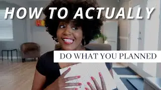 How To Actually Obey Your Planner