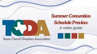 2024 TCDA Summer Convention Preview:::Website Tutorial