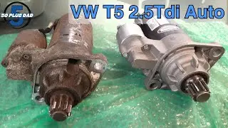 VW T5 2.5 TDI Automatic Transporter - Starter Motor Replacement!