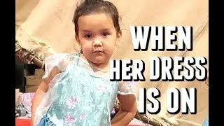 Attitude change when she puts on the dress  - July 16, 2017 -  ItsJudysLife Vlogs