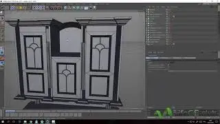 Cinema 4D Моделирование буфета Часть 4