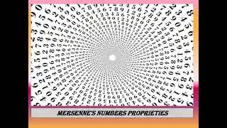 Mersenne numbers proprieties