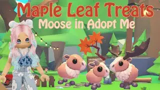 Throwing new MAPLE LEAF treats & getting MEGA Momma Moose in Adopt Me!!