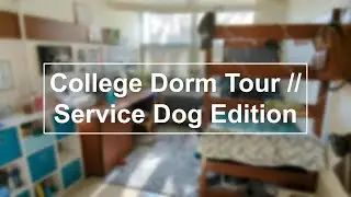 College Dorm Tour // Service Dog Edition pt.2
