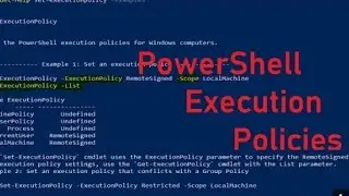 PowerShell Execution policy