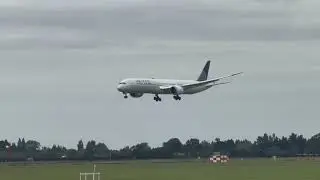 United airlines Boeing 787-10 Dreamliner San Francisco to Christchurch