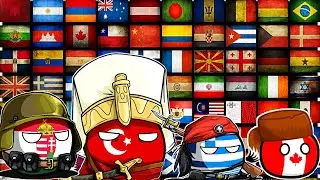 Countryballs in 30 different languages meme part 2