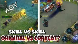 MOBILE LEGENDS vs ARENA OF VALOR | Skill VS Skill _ Mana Yang CopyCat? #1