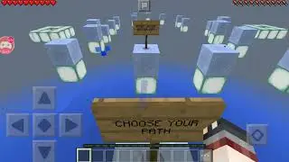 Прохожу паркур в Minecraft