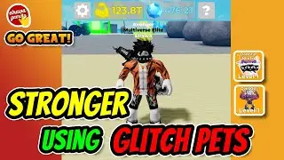 Get trillions of strength💪using glitch pets🐾!! #Short #roblox #robloxmusclelegends  #musclelegends