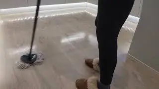 ASMR Household Cleaning Mopping The Floor