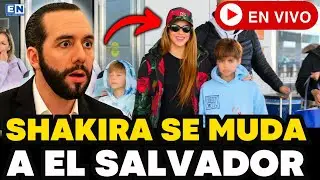 Shakira moves to El Salvador; Bukele didn't expect it.