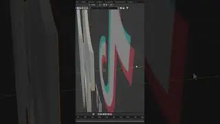 Логотип тикток в 3D 