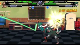 My Hero Academia Fan Made Game Midoria VS Bakugo Gameplay - Stage Gran Torino Home