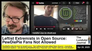 Leftist Extremists in Open Source: PewDiePie Fans Not Allowed