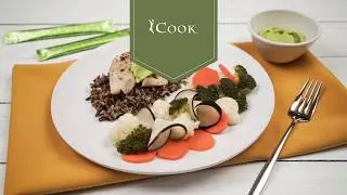Рецепт блюда «Рыба на пару с овощами, соусом гуакамоле и рисом» в программе Body Detox от NUTRILITE™