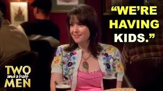 Charlie and Rose Walk into a Bar | Two and a Half Men