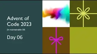 Advent of Code 2023 in Maintainable C# (Day 06)