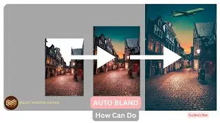 How to auto blend layers photoshop | Camera raw presets