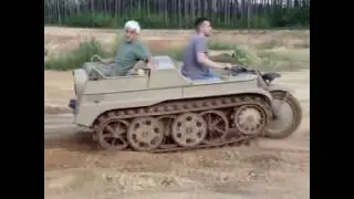 ЭТО вам не квадроцикл! Артиллерийский тягач Kettenkrad времен 2 й мировой 2017