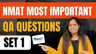 NMAT 2024| Important QA Questions